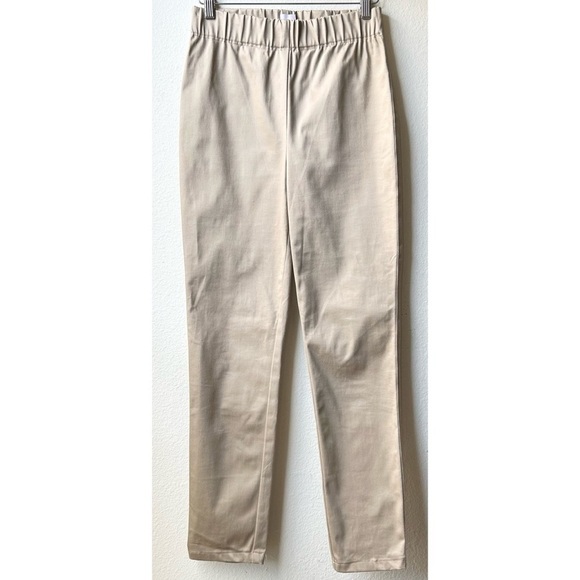 Ann Mashburn Tan Brown Womens Stretch Band Pull on Trouser Sz 6 - Picture 1 of 11